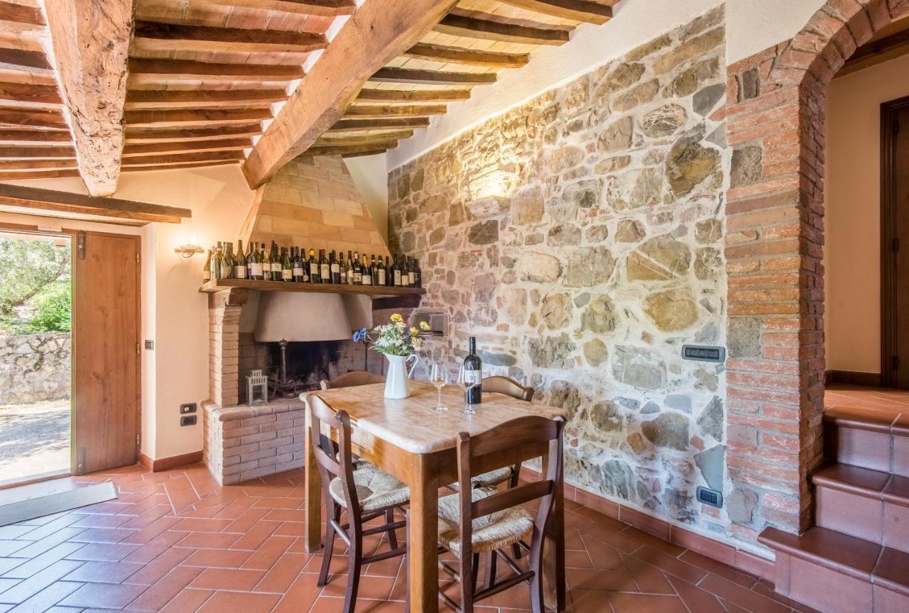 Appartamento Gemma Bianca-Tavoleto Castiglione dʼOrcia Dış mekan fotoğraf