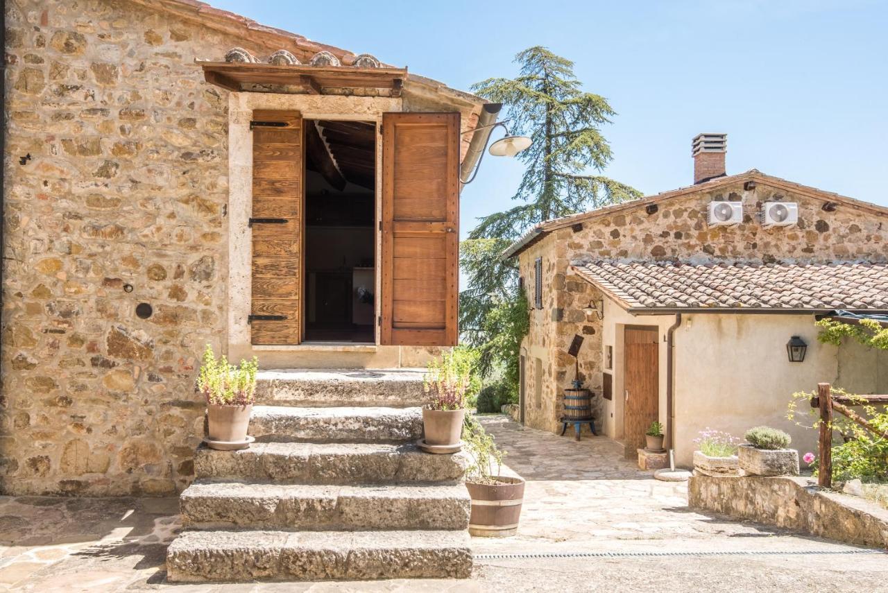 Appartamento Gemma Bianca-Tavoleto Castiglione dʼOrcia Dış mekan fotoğraf